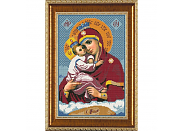 Канва/ткань с рисунком Нова Слобода БИС 1208 "Богородица Почаевская"