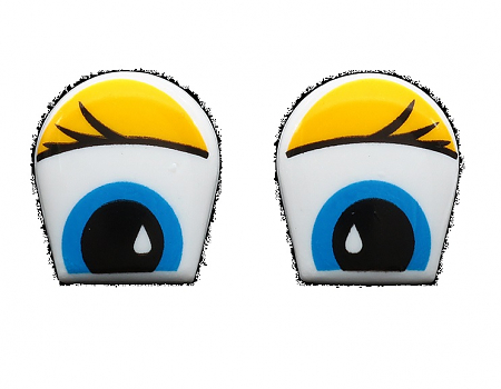 Глаза для игрушек г33-3 Черно-сине-желтый